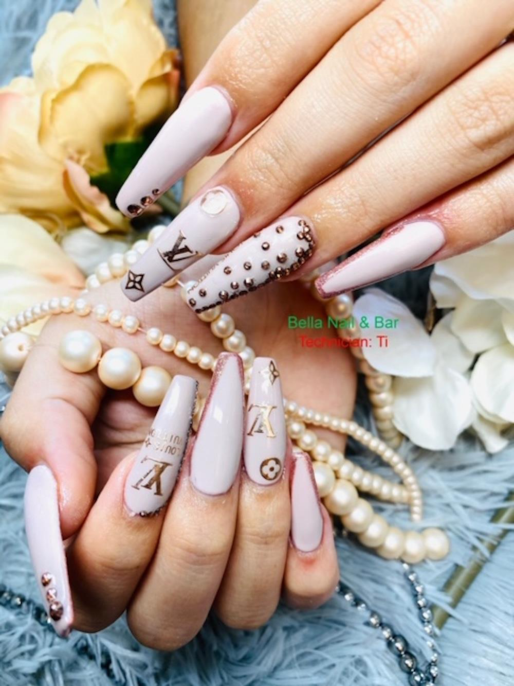 Louis Vuitton nails., By Bella Nail Bar